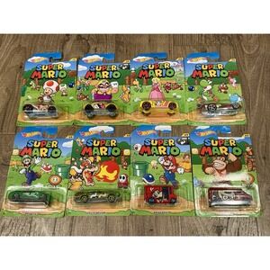 2016 Hot Wheels - Super Mario Full Set 8/8 - Diecast Video Game Cars